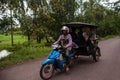 Siem Reap tuk tuk Royalty Free Stock Photo